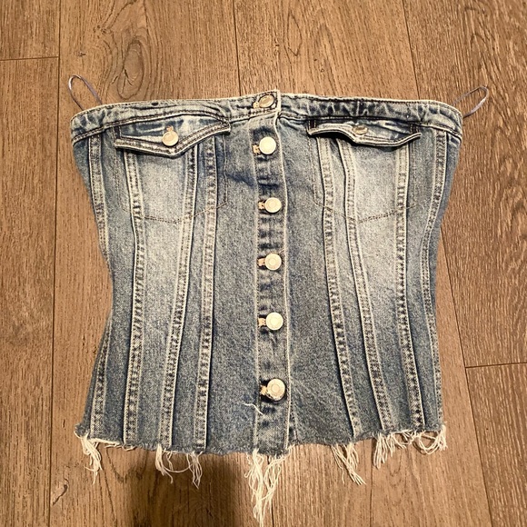 Zara denim tube 🔝 ♥️ - Picture 1 of 5